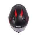 CASCO INTEGRAL ICH 503 SKP NEGRO ROJO MATE VISOR TRANSPARENTE