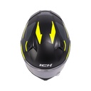 CASCO INTEGRAL ICH 503 SKP NEGRO AMARILLO MATE VISOR TRANSPARENTE