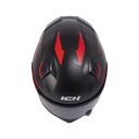 CASCO INTEGRAL ICH 503 SKP NEGRO ROJO MATE VISOR NEGRO
