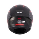 CASCO INTEGRAL ICH 503 SKP NEGRO ROJO MATE VISOR NEGRO