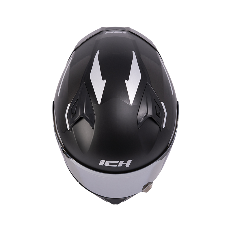 CASCO INTEGRAL ICH 503 SKP NEGRO SILVER MATE VISOR SILVER