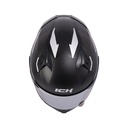 CASCO INTEGRAL ICH 503 SKP NEGRO SILVER MATE VISOR SILVER