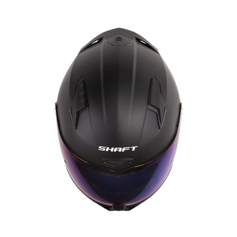 CASCO INTEGRAL SHAFT 532 DOBLE VISOR SOLID NEGRO GRIS OSCURO MATE