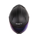 CASCO INTEGRAL SHAFT 532 DOBLE VISOR SOLID NEGRO GRIS OSCURO MATE