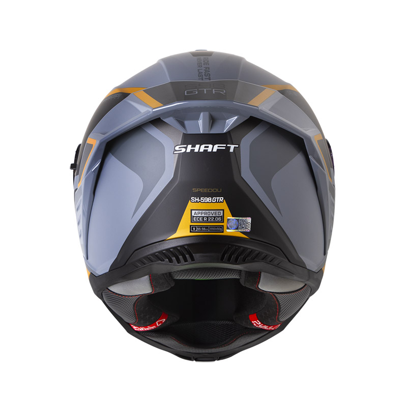 CASCO INTEGRAL SHAFT 598GTR SPEEDOU GRIS GRIS MATE