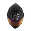 CASCO INTEGRAL SHAFT PRO 610 EVO DOBLE VISOR SOLID NEGRO MORADO MATE