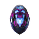 CASCO INTEGRAL SHAFT 526SP EVO RAGNAR NEGRO MORADO OSCURO MATE