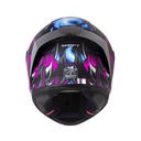 CASCO INTEGRAL SHAFT 526SP EVO RAGNAR NEGRO MORADO OSCURO MATE