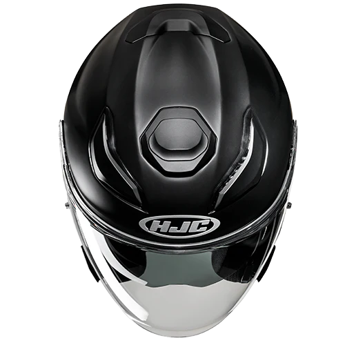 CASCO ABIERTO HJC F31 SOLID NEGRO MATE