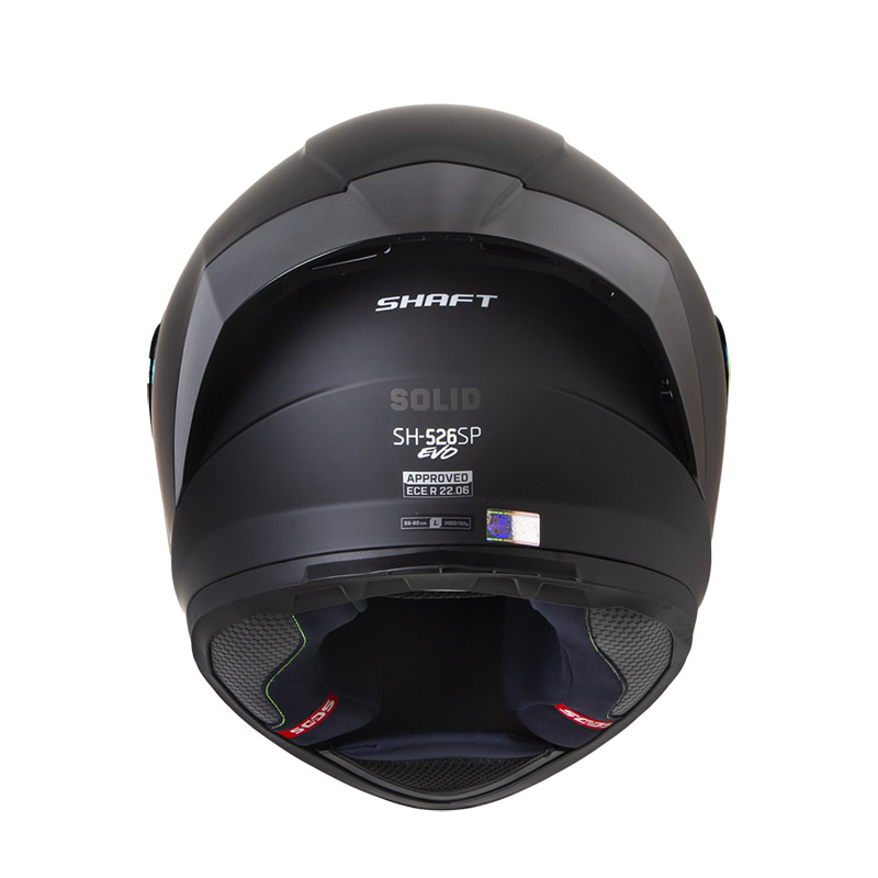 CASCO INTEGRAL SHAFT 526SP EVO SOLID NEGRO GRIS OSCURO MATE