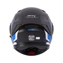CASCO ABATIBLE ICH 3130 DOBLE VISOR SWET NEGRO AZUL MATE VISOR AZUL