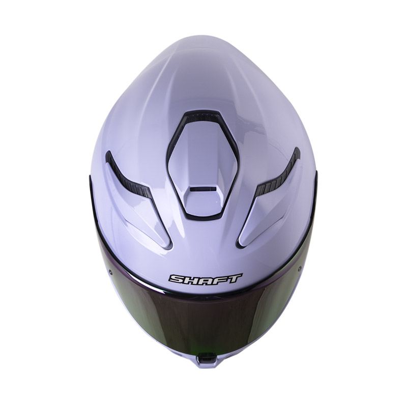 CASCO INTEGRAL SHAFT 584SP SOLID MORADO CLARO BLANCO BRILLO