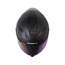 CASCO INTEGRAL SHAFT 584SP SOLID NEGRO ROJO MATE
