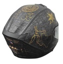 CASCO INTEGRAL SCORPION R420 LONE STAR NEGRO DORADO MATE