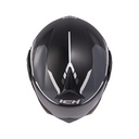 CASCO ABATIBLE ICH 3110 DOBLE VISOR KHAM NEGRO GRIS OSCURO SILVER MATE VISOR NEGRO