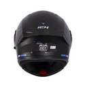 CASCO ABATIBLE ICH 3120 DOBLE VISOR TOPORIDER NEGRO AZUL GRIS MATE VISOR NEGRO