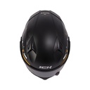 CASCO ABATIBLE ICH 3120 DOBLE VISOR TOPORIDER NEGRO DORADO GRIS MATE VISOR NEGRO
