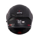 CASCO ABATIBLE ICH 3120 DOBLE VISOR TOPORIDER NEGRO ROJO GRIS MATE VISOR NEGRO
