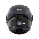 CASCO ABATIBLE ICH 3130 DOBLE VISOR COMPLEX NEGRO AMARILLO MATE VISOR TRANSPARENTE