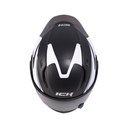 CASCO ABATIBLE ICH 3130 DOBLE VISOR COMPLEX NEGRO BLANCO MATE VISOR NEGRO