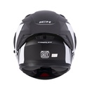 CASCO ABATIBLE ICH 3130 DOBLE VISOR COMPLEX NEGRO BLANCO MATE VISOR NEGRO