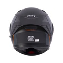 CASCO ABATIBLE ICH 3130 DOBLE VISOR COMPLEX NEGRO NARANJA MATE VISOR NEGRO