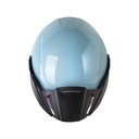 CASCO ABIERTO SHAFT 212 SOLID AZUL CLARO BLANCO BRILLO