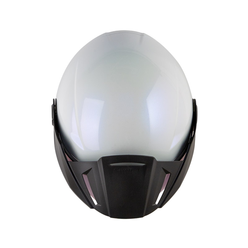 CASCO ABIERTO SHAFT 212 SOLID CAMALEON BLANCO SILVER BRILLO