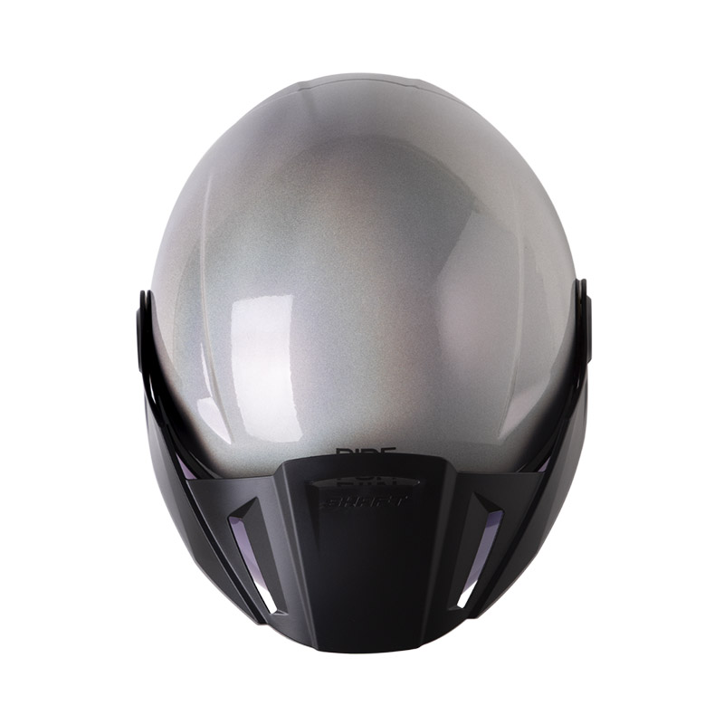 CASCO ABIERTO SHAFT 212 SOLID GRIS METALIZADO GRIS OSCURO BRILLO