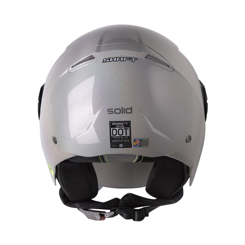 CASCO ABIERTO SHAFT 212 SOLID GRIS METALIZADO GRIS OSCURO BRILLO