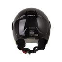 CASCO ABIERTO SHAFT 212 SOLID NEGRO GRIS OSCURO BRILLO