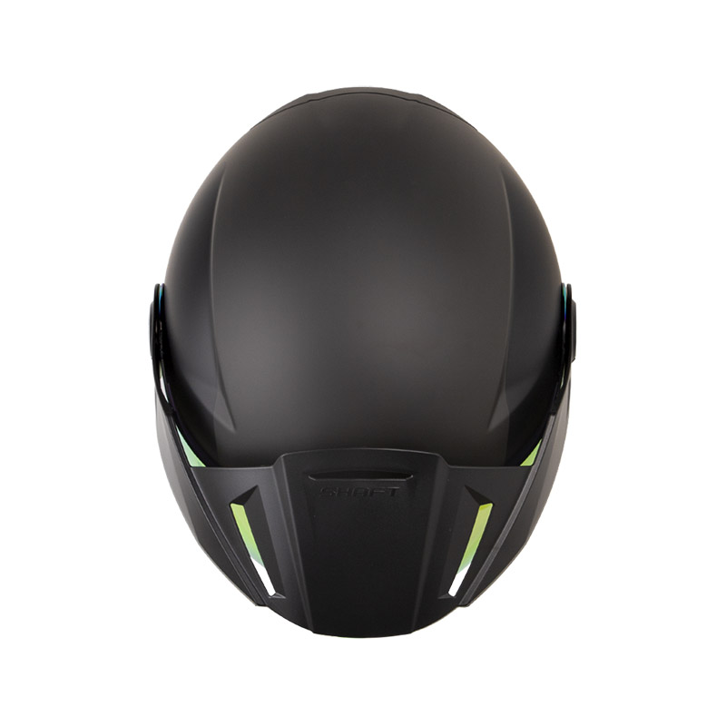 CASCO ABIERTO SHAFT 212 TRICK GRIS OSCURO SILVER MATE