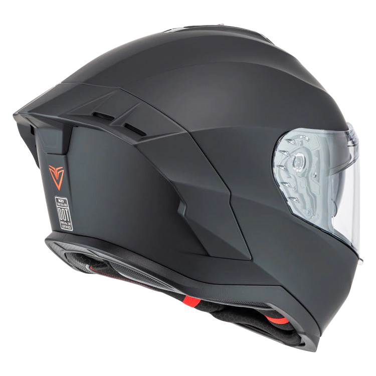 CASCO INTEGRAL FIBRA DEKA DOBLE VISOR NEGRO MATE 