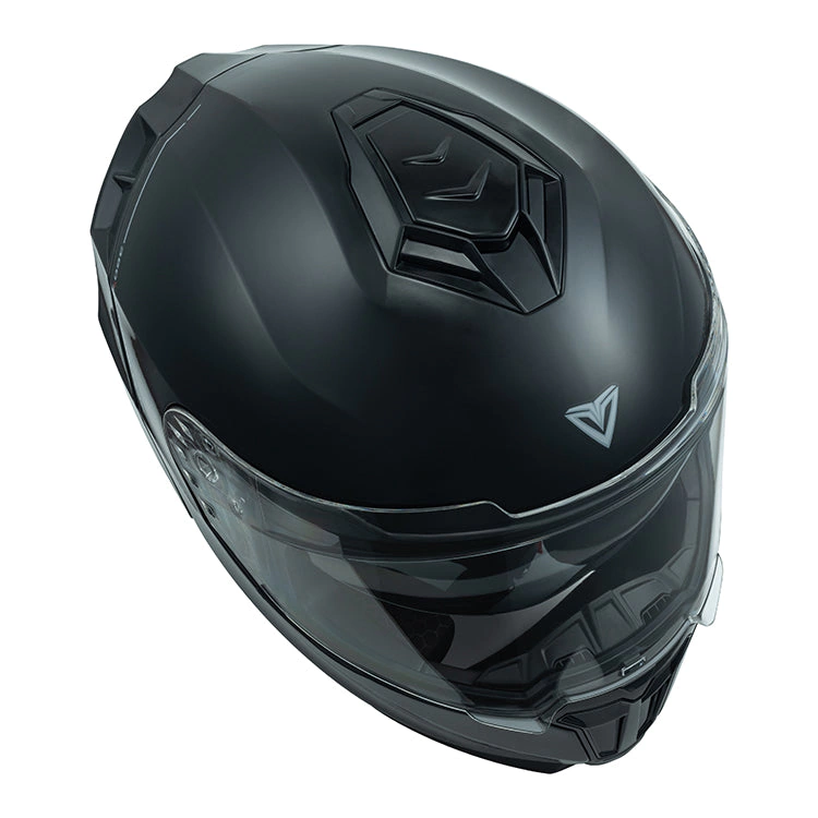 CASCO INTEGRAL FIBRA DEKA DOBLE VISOR NEGRO BRILLO