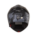 CASCO ABATIBLE SHAFT PRO 4000 EVO DOBLE VISOR HUSTLE NEGRO GRIS OSCURO MATE
