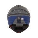 CASCO ABATIBLE SHAFT PRO 4000 EVO DOBLE VISOR WONDER GRIS OSCURO AZUL OSCURO MATE