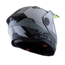 CASCO MULTIPROPOSITO ABATIBLE XSPORTS 165 AMPTOP GRIS AMARILLO MATE