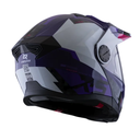 CASCO MULTIPROPOSITO ABATIBLE XSPORTS 165 AMPTOP GRIS MORADO BRILLO
