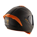CASCO INTEGRAL FIBRA BYTE STREAM CHROMA ANTRACITE NARANJA