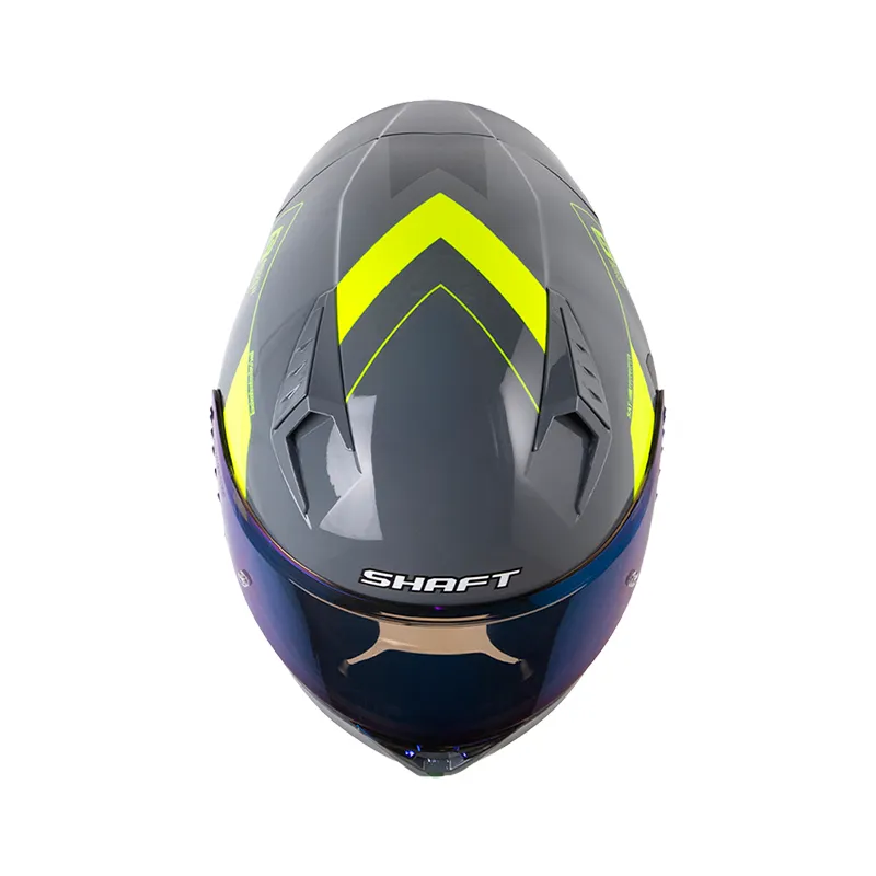 CASCO INTEGRAL SHAFT 526SP EVO RH-FORZA GRIS AMARILLO BRILLO