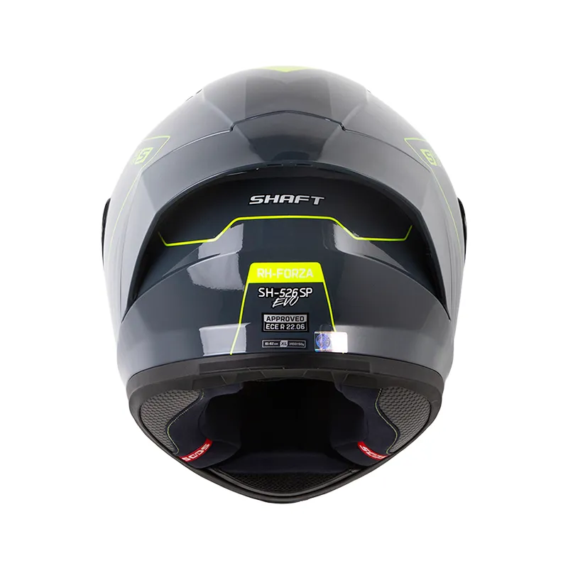 CASCO INTEGRAL SHAFT 526SP EVO RH-FORZA GRIS AMARILLO BRILLO