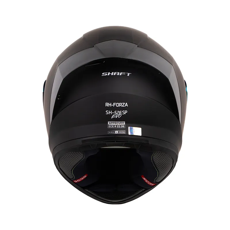 CASCO INTEGRAL SHAFT 526SP EVO RH-FORZA GRIS OSCURO NEGRO MATE