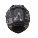 CASCO MULTIPROPOSITO SHAFT PRO MX400 DOBLE VISOR CRYPTONE NEGRO GRIS MATE