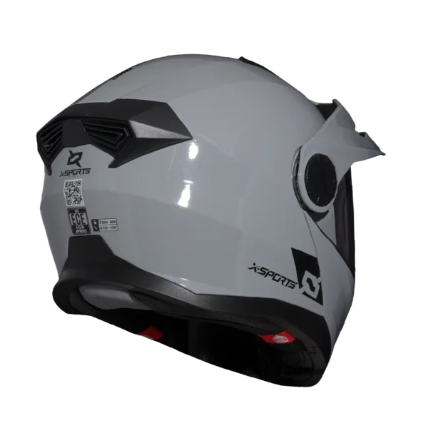 CASCO MULTIPROPOSITO ABATIBLE XSPORTS 165 GRIS BRILLO