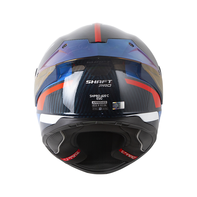 CASCO INTEGRAL SHAFT PRO 620 CARBON EVO 3K HALD AZUL AZUL BRILLO