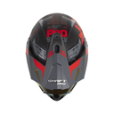 CASCO MULTIPROPOSITO SHAFT PRO MX400 DOBLE VISOR CRYPTONE NEGRO ROJO MATE