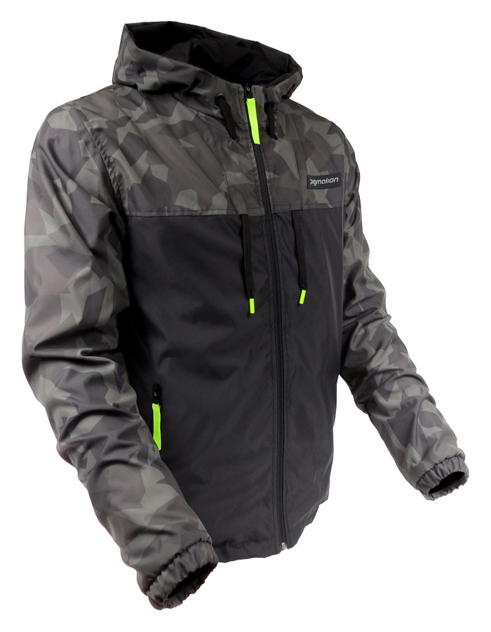 CHAQUETA CORTAVIENTO PIGMALION PREMIUM CAMO VERDE MILITAR