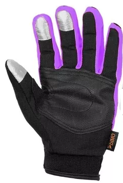 GUANTE CON PROTECCION CITY NEGRO MORADO 