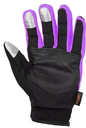 GUANTE CON PROTECCION CITY NEGRO MORADO 