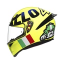CASCO INTEGRAL AGV K1 TOP ROSSI MUGUELLO 2016 AMARILLO FULL COLOR BRILLO